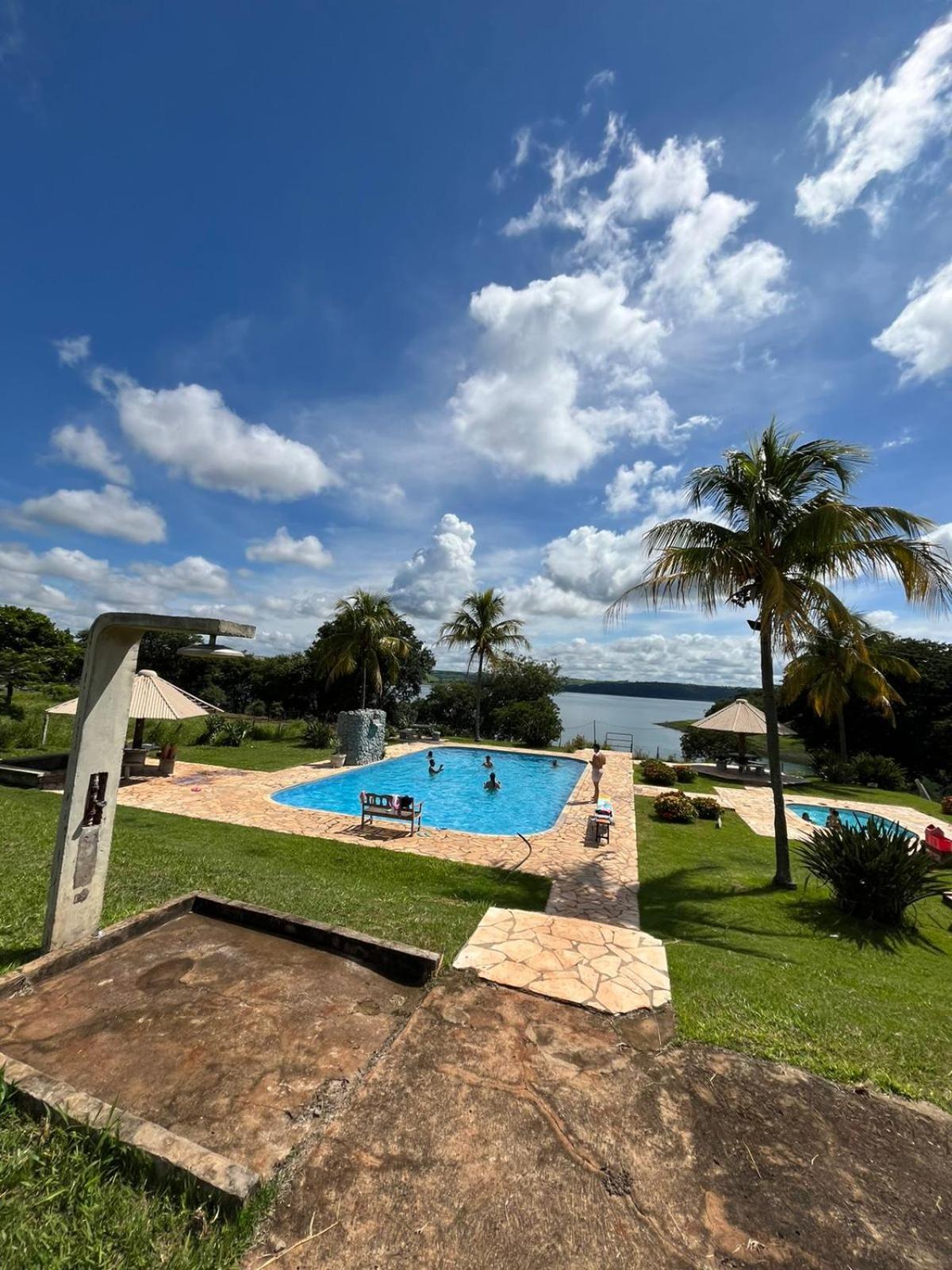 Hotel Fazenda Morro De Pedra Nova Ponte Bagian luar foto